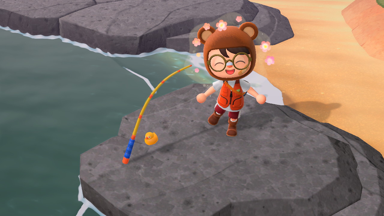 Animal Crossing - Presenting the Colorful Fishing Rod