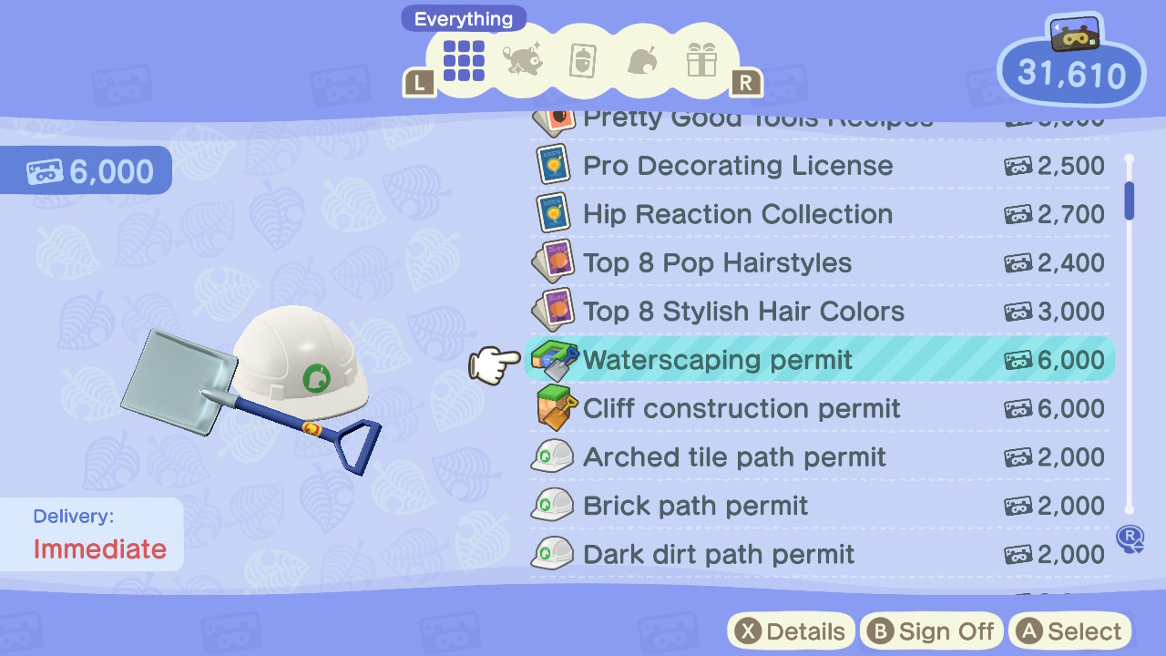 Animal Crossing - Redeem Permits