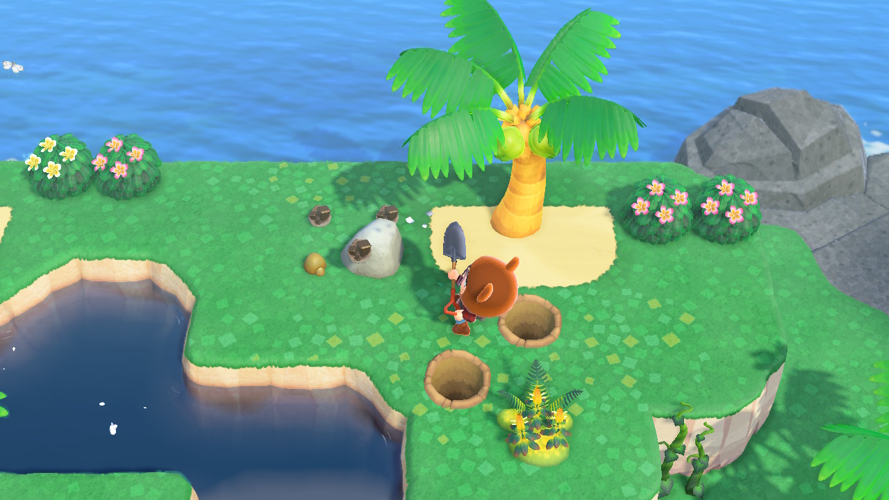 Animal Crossing - Rock Trick (Fishing)