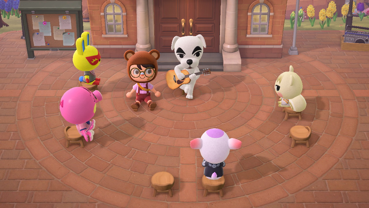 Animal Crossing - Sitting with Villagers