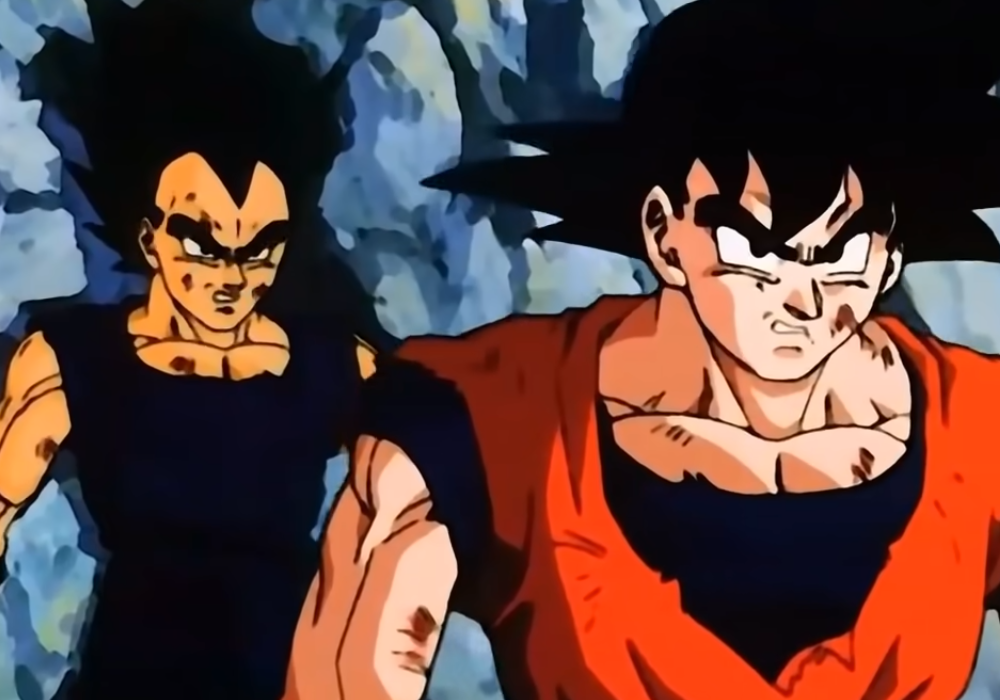 Anime Duo Goku And Vegeta