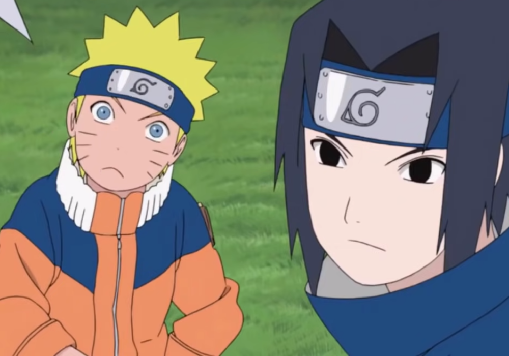 Anime Duo Naruto And Sasuke