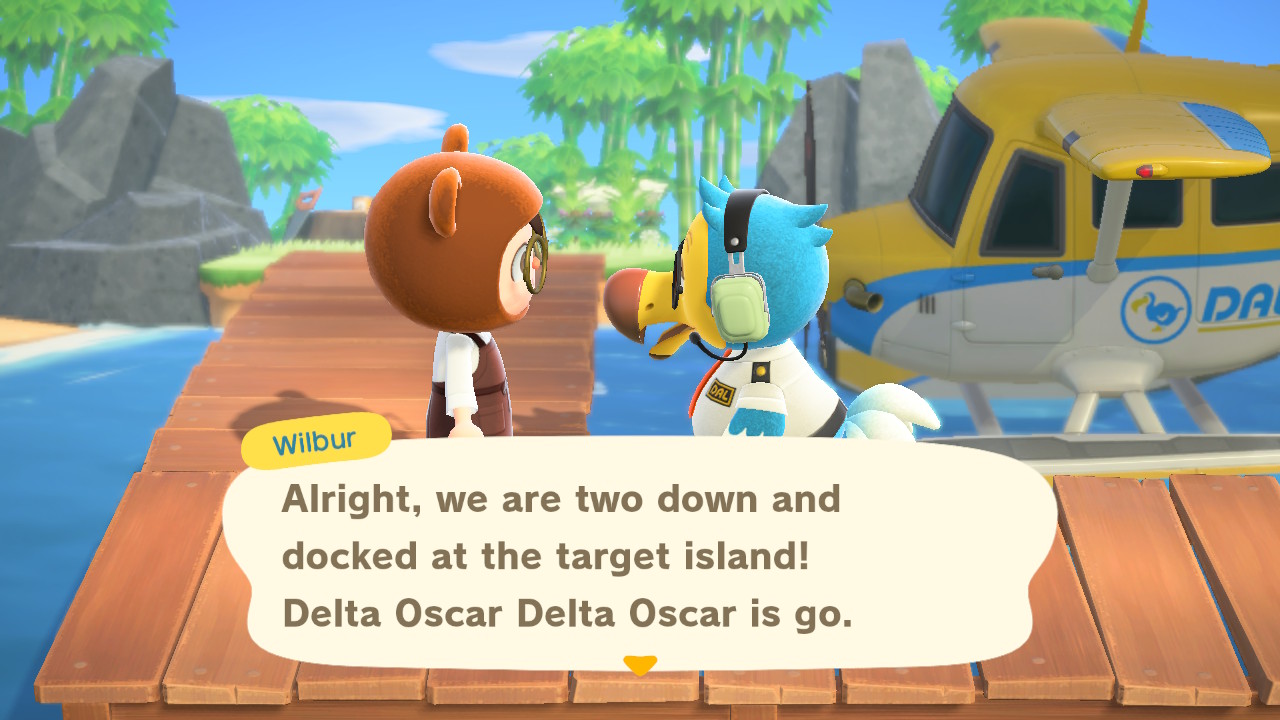 Animal Crossing At Mystery Island