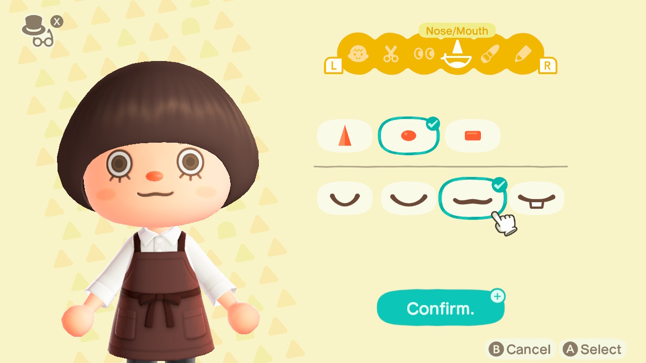 Animal Crossing Customize Mouth