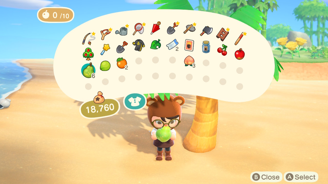 Animal Crossing Eating Fruit