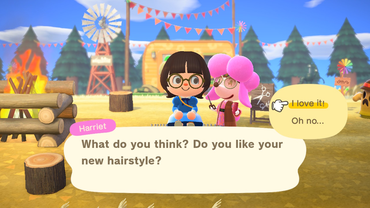 Animal Crossing Harriet Hairstyle