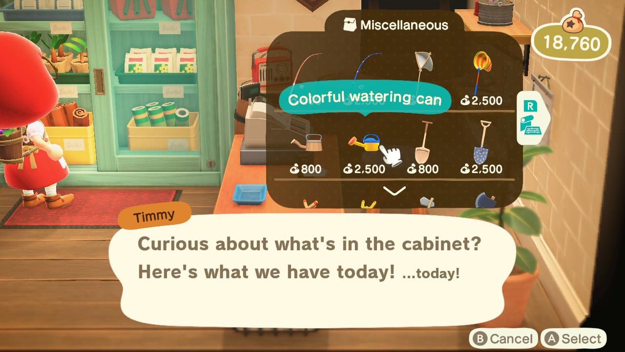 Animal Crossing Nook's Cranny Watering Can