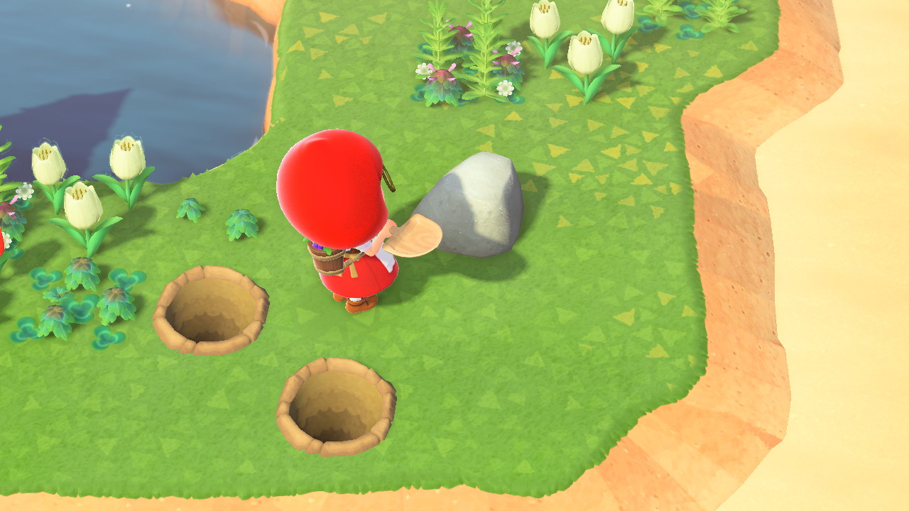 Animal Crossing Rock Trick