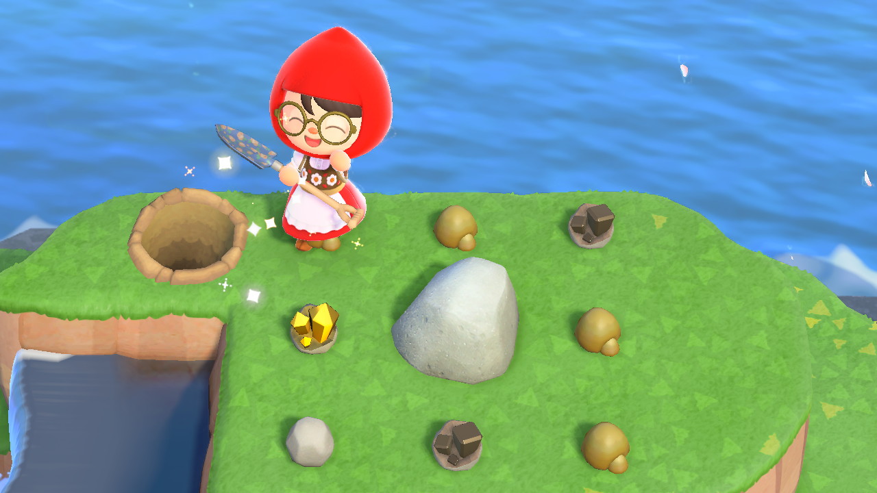 Animal Crossing Tada! A Gold Nugget