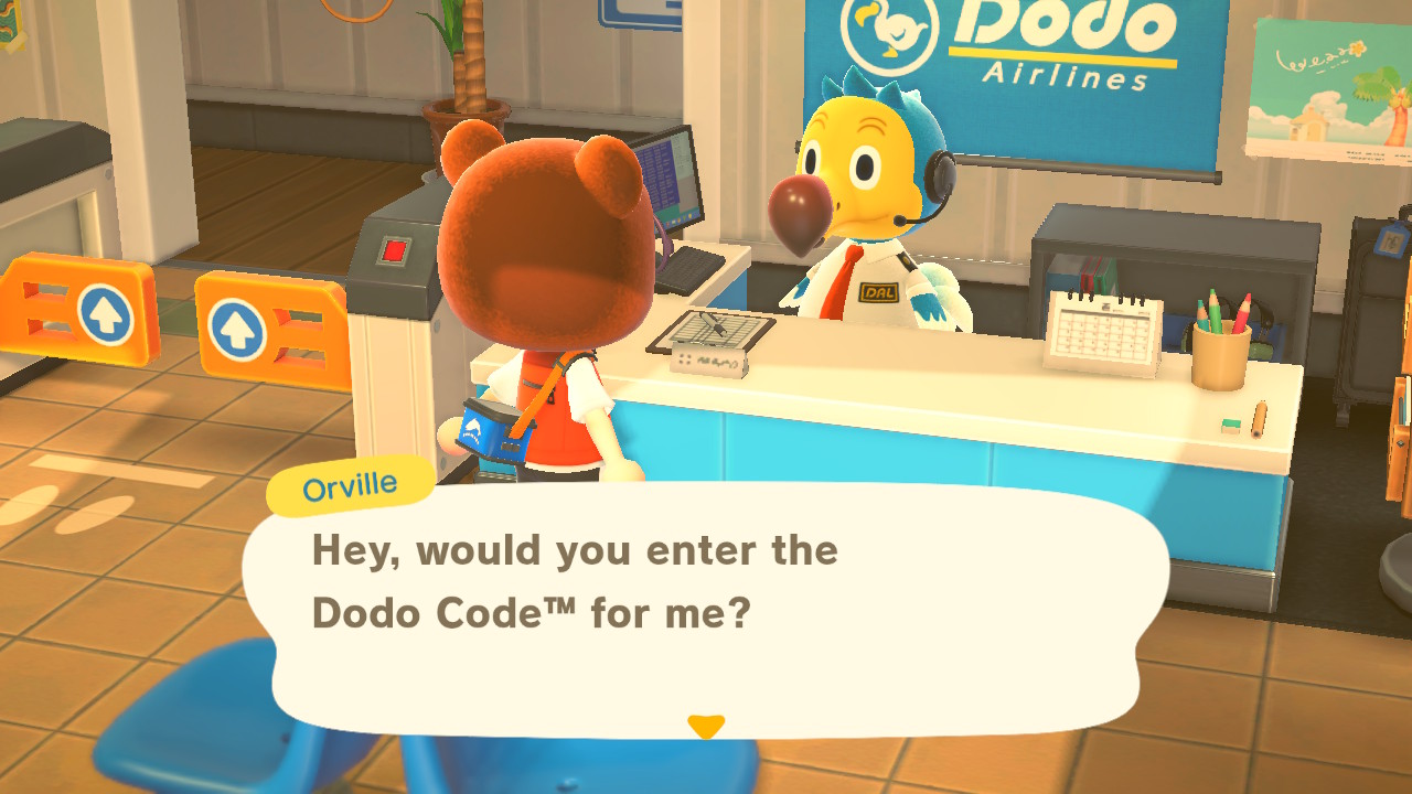 Animal Crossing Type Dodo Code