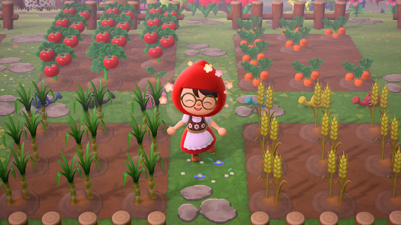 Animal Crossing Vegetable Farm