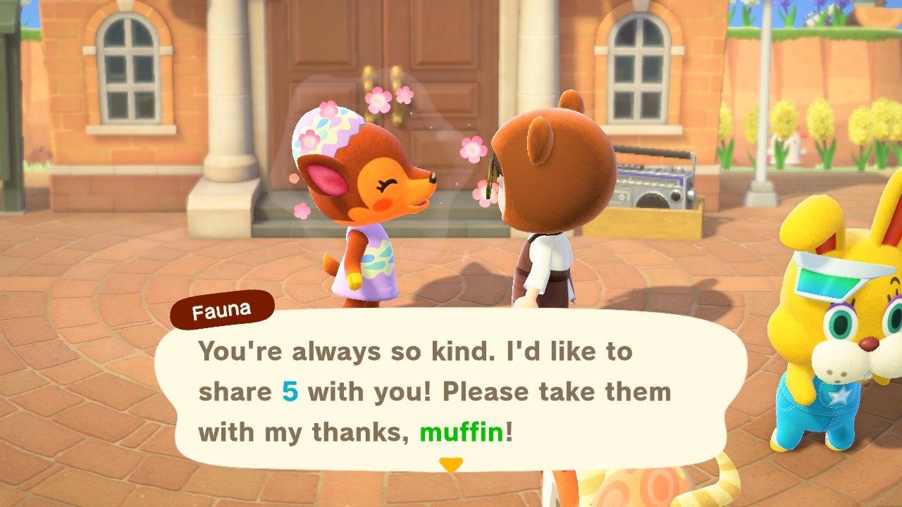 Animal Crossing Villagers Sharing Eggs