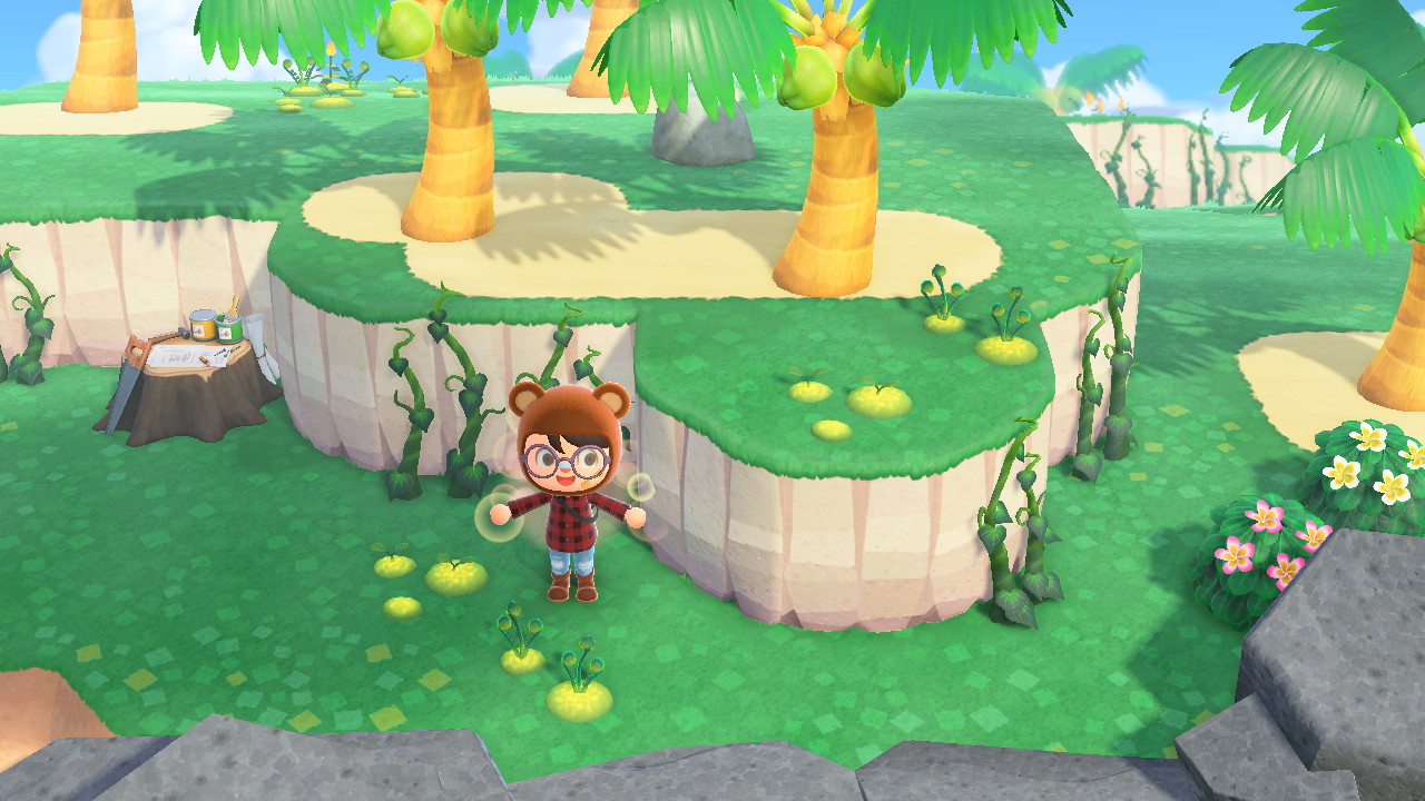 Animal Crossing Vine And Glowing Moss Island