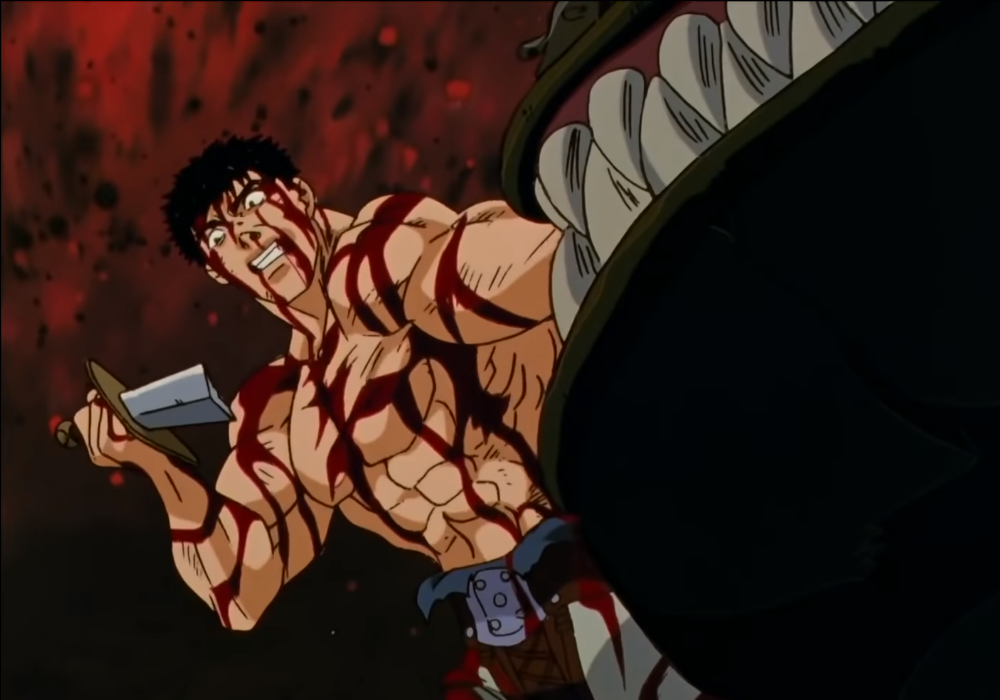 Best Anime Fights Guts Vs Demons