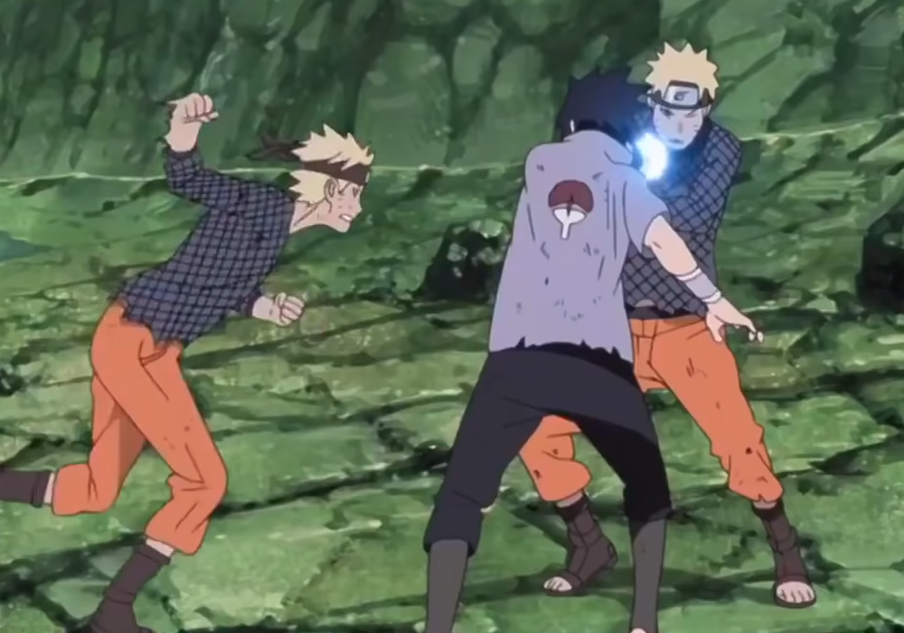 Best Anime Fights Naruto Vs Sasuke