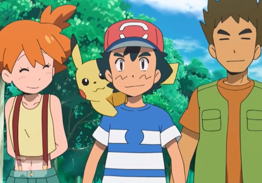 Best Anime Trio Ash Misty Brock