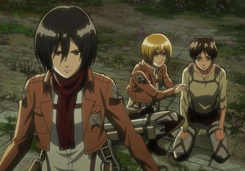 Best Anime Trio Eren Mikasa Armin