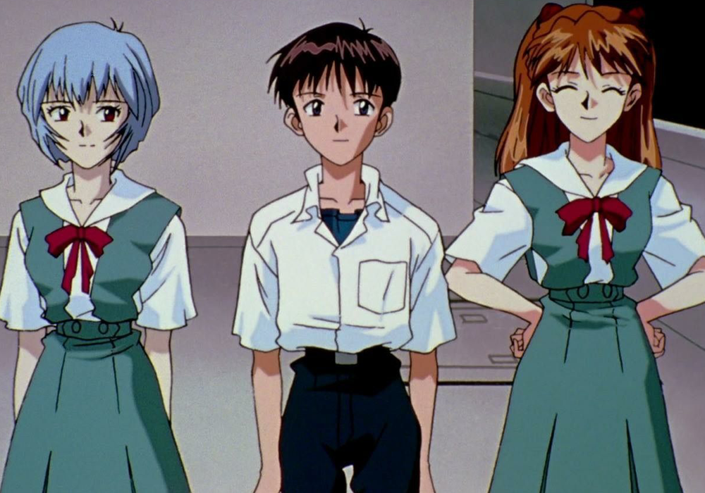 Best Anime Trio Rei Shinji Asuka