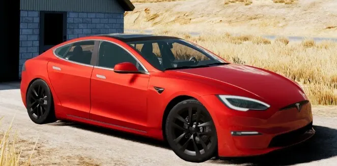 Tesla Model S In Beamng