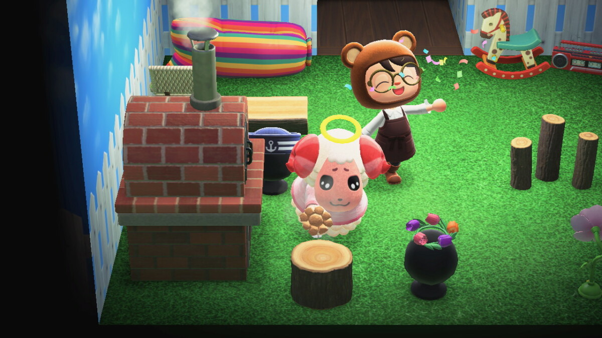 Animal Crossing Confetti Reaction