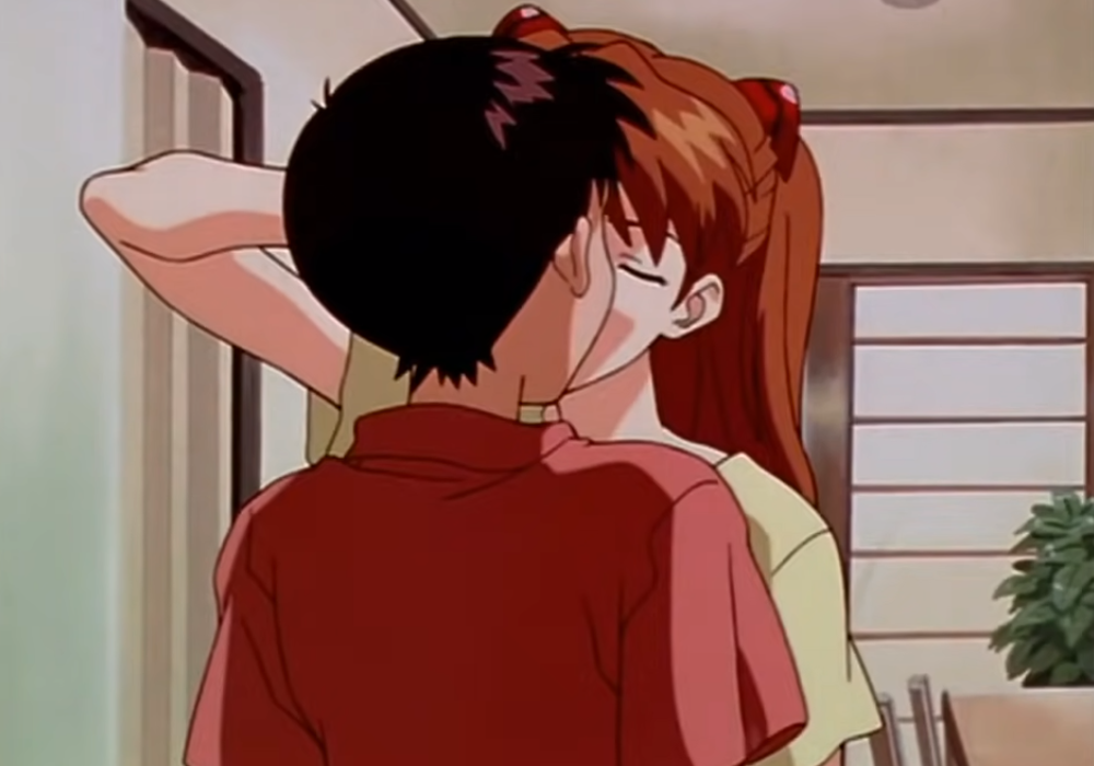 Best Anime Kisses Asuka And Shinji's Kiss
