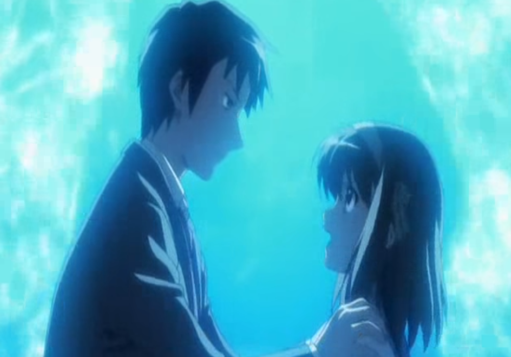 Best Anime Kisses Haruhi And Kyon's Kiss