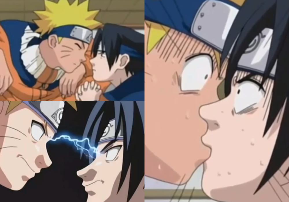 Best Anime Kisses Naruto And Sasuke Kiss