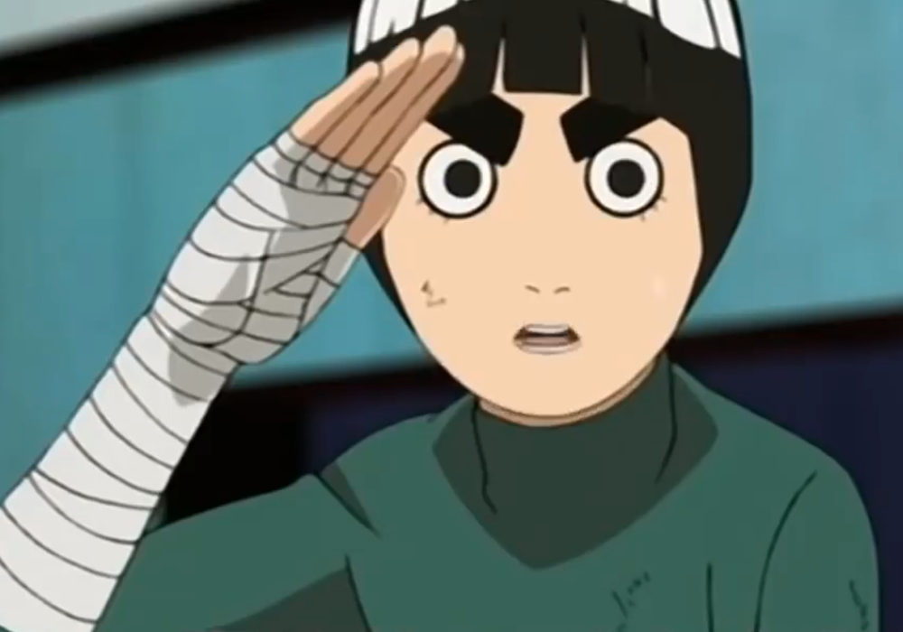 Best Anime Moments Rock Lee Vs Gaara