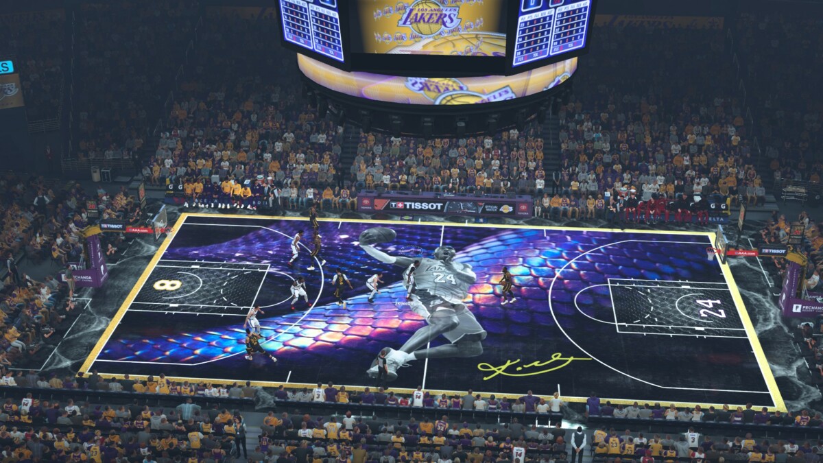 Kobe Themed Custom Court