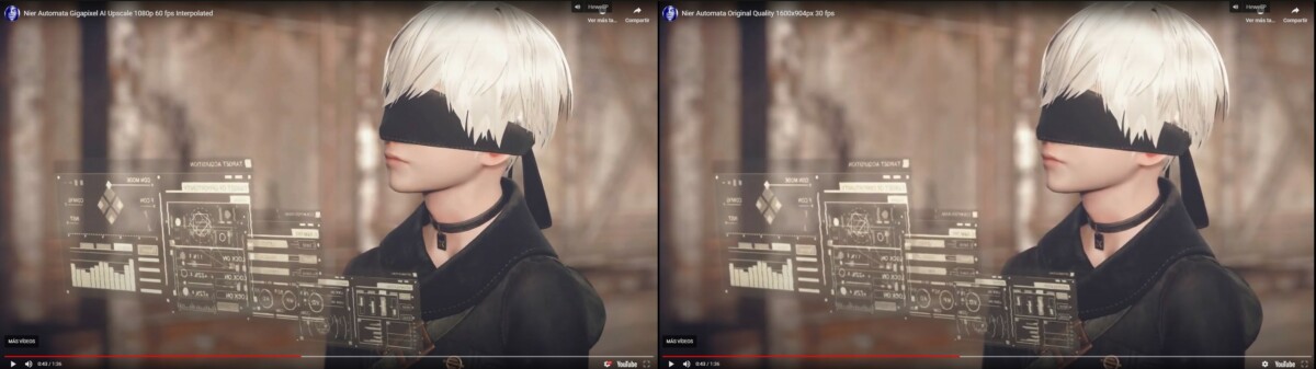 Nier Automata Video Upscaled (4k And 60 Fps)