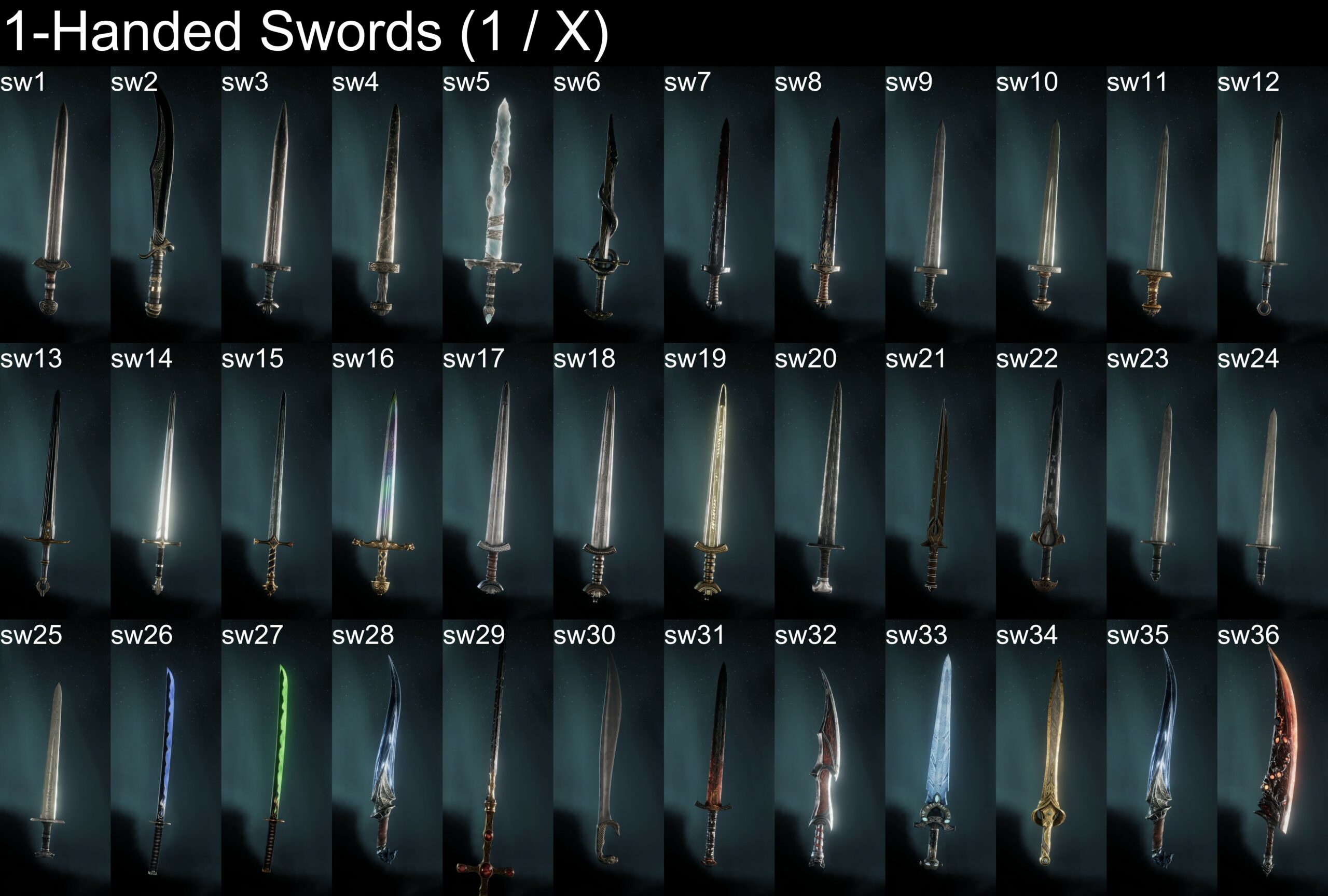 Weapon Mesh Swaps