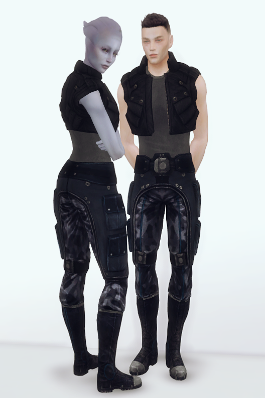 Casual Set Sci Fi Clothing Cc