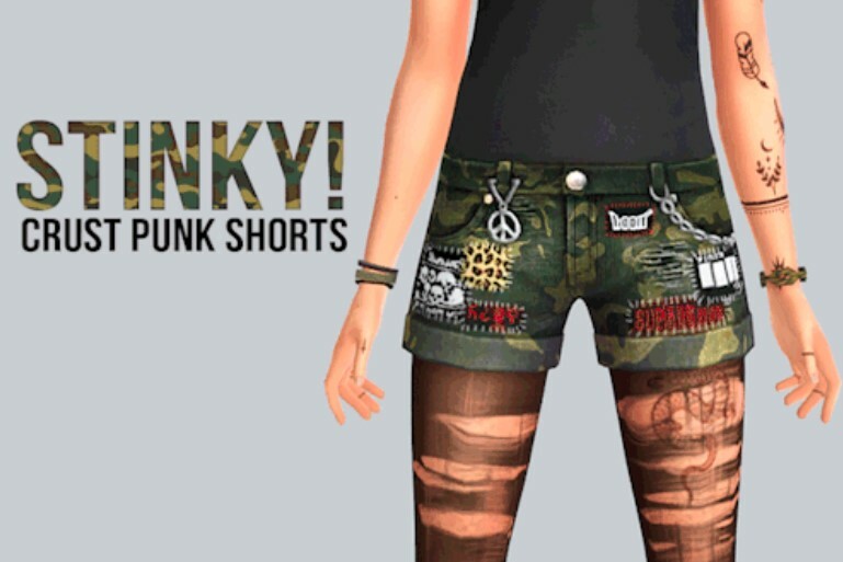 Crust Punk Shorts