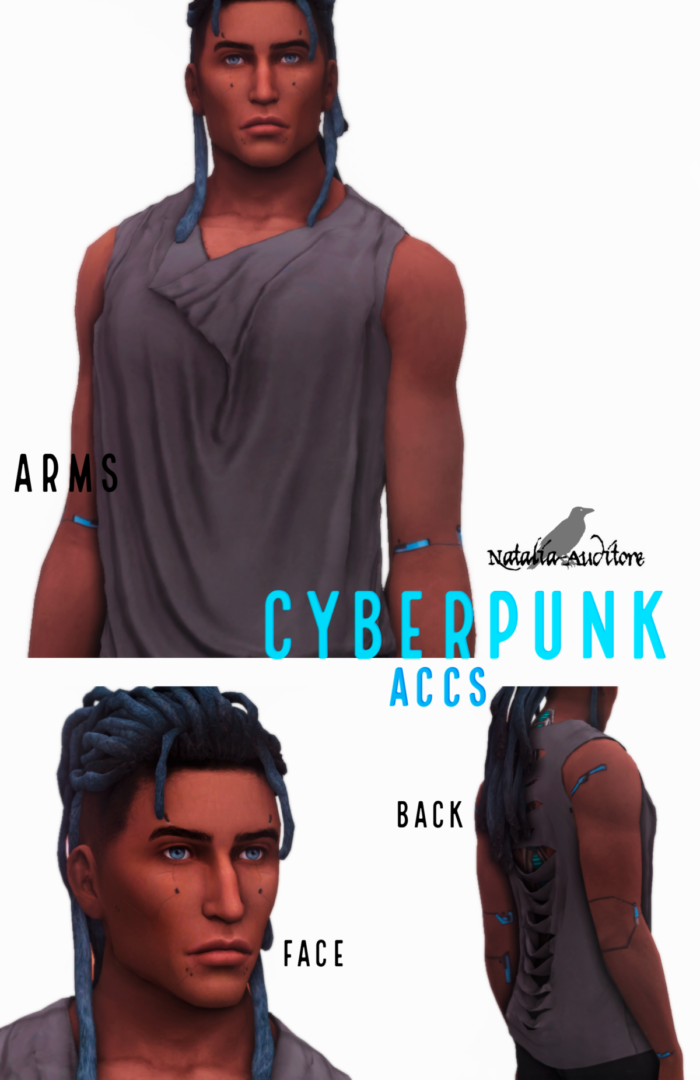 Top 10 Best Sims 4 Sci Fi And Cyberpunk CC 2024   Cyberpunk Accs 700x1080 