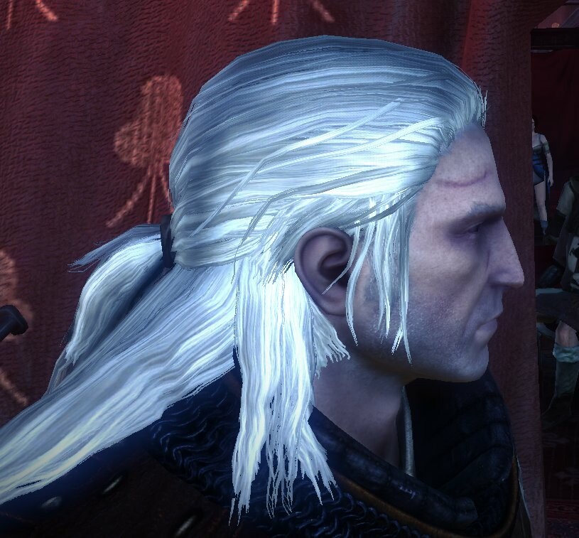 Return Of The White Wolf Hair Texture