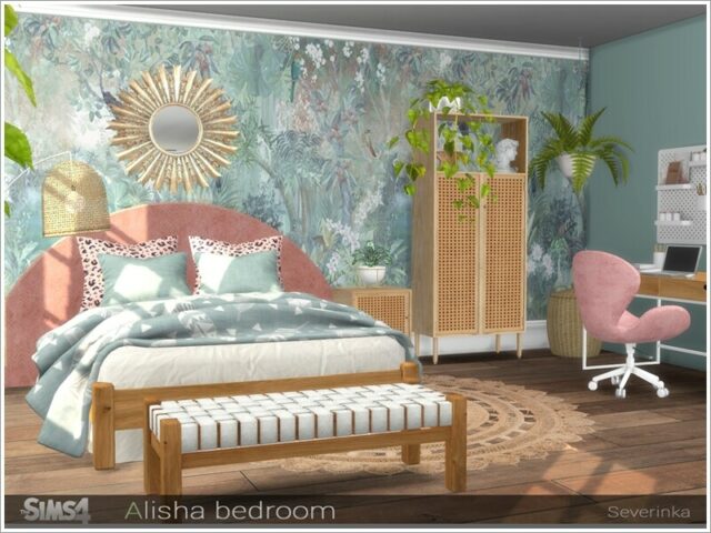 Top 10 Best Sims 4 Bedroom CC 2024   Alisha Bedroom 640x480 