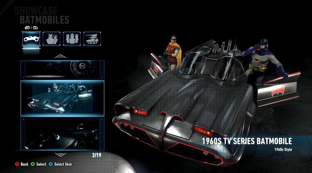 All Dlc Batmobiles Unlocked