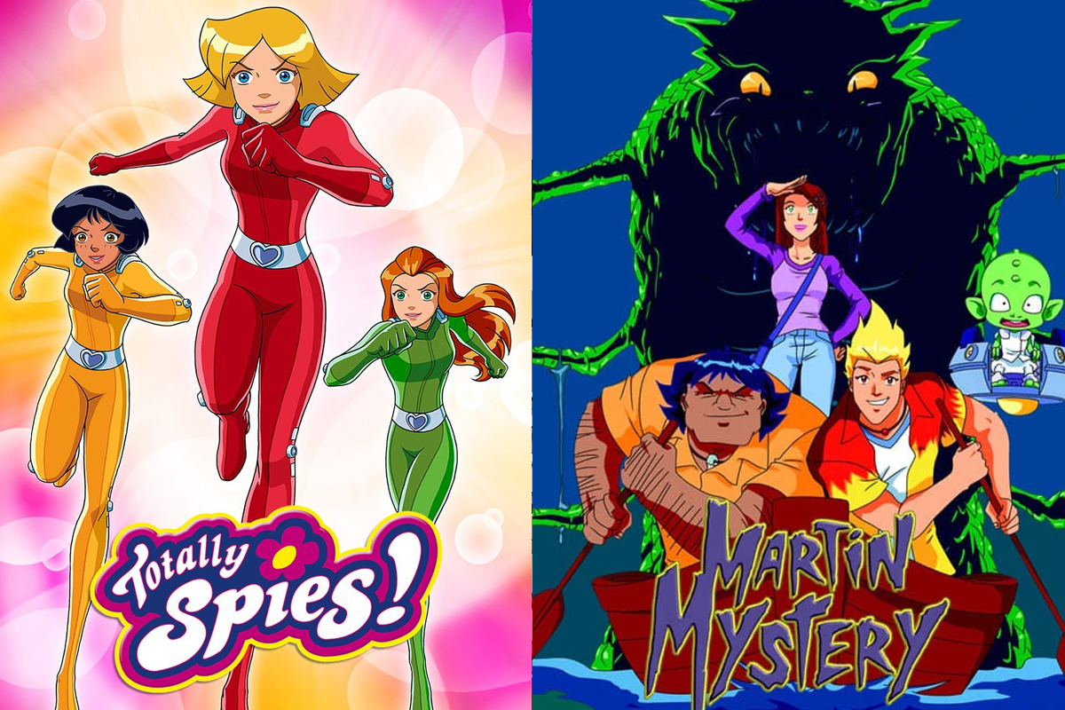 Лучшее американское аниме Totally Spies And Martin Mystery