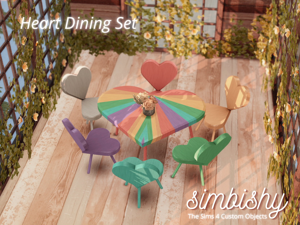 Heart Dining Set