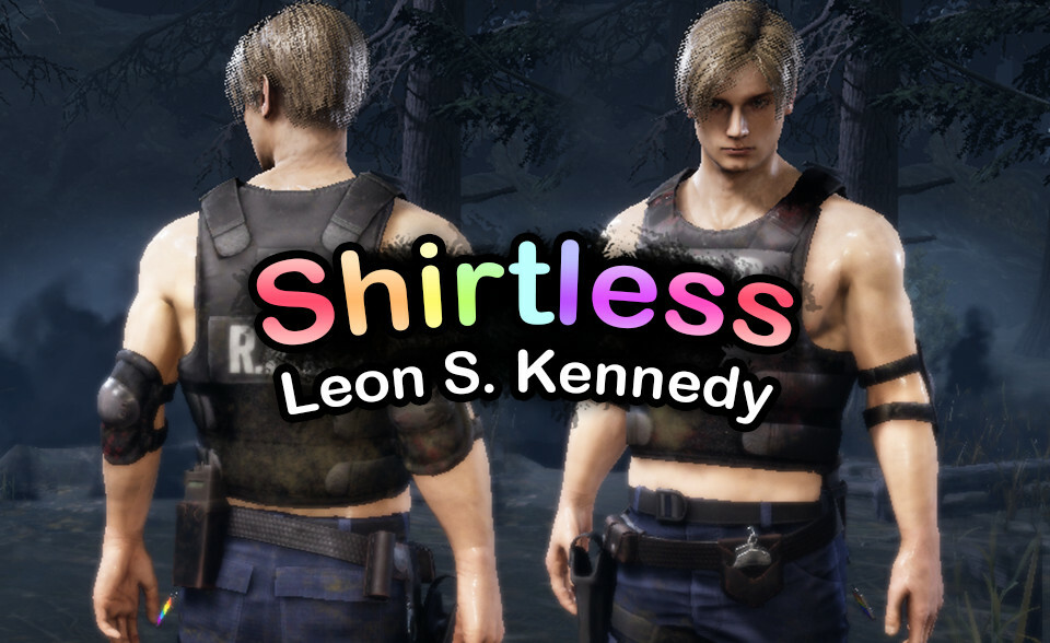 Shirtless Leon