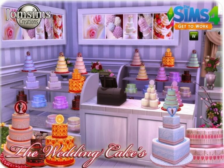 Top 10 Best Sims 4 Wedding Cake CC [2024]