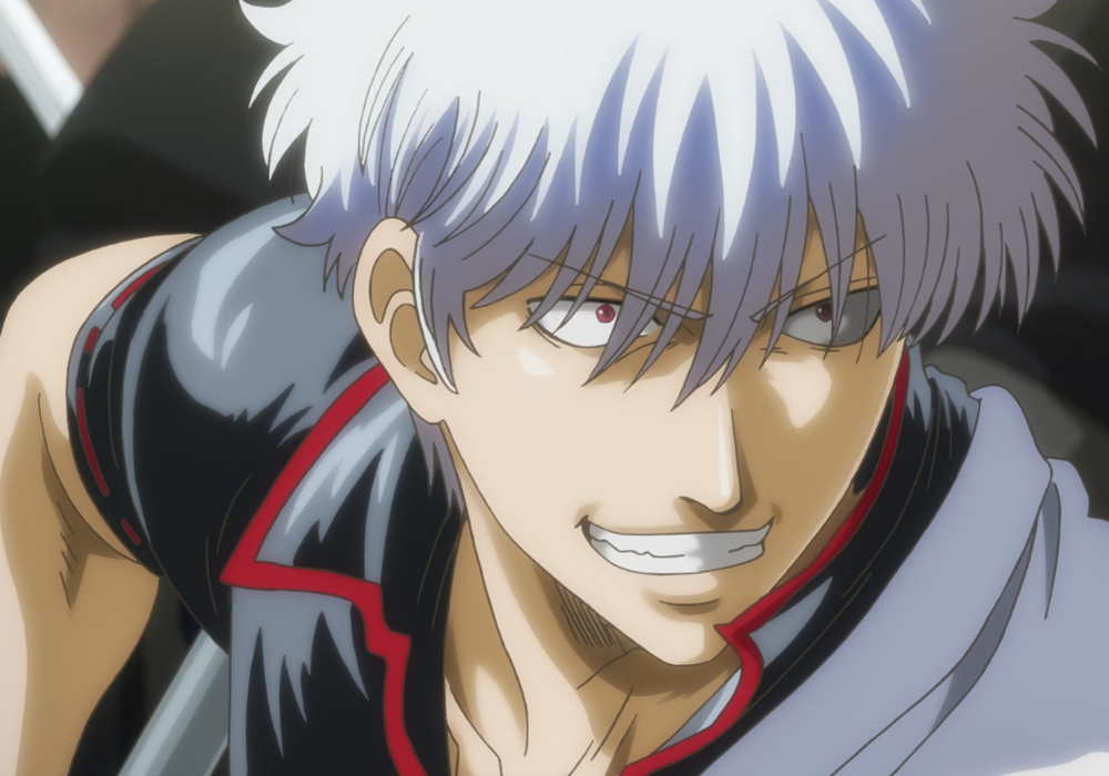 White Haired Anime Boys Gintoki