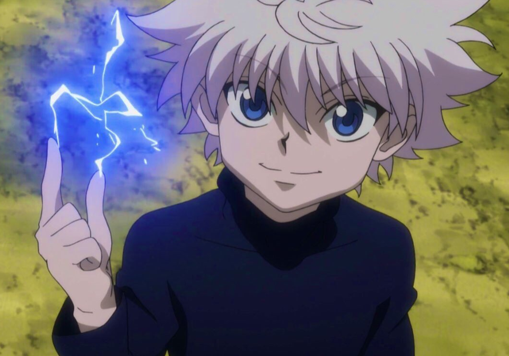 White Haired Anime Boys Killua