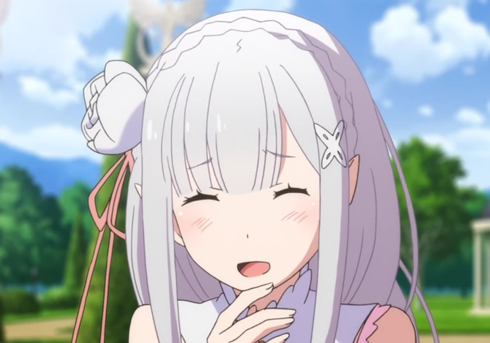 White Haired Anime Girls Emilia