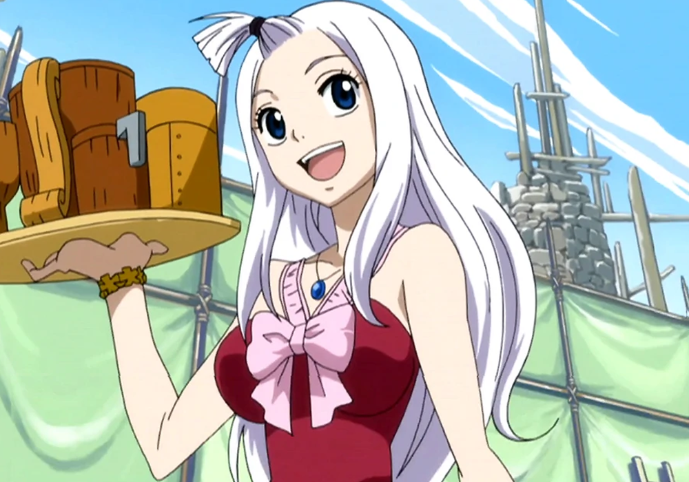 White Haired Anime Girls Mirajane