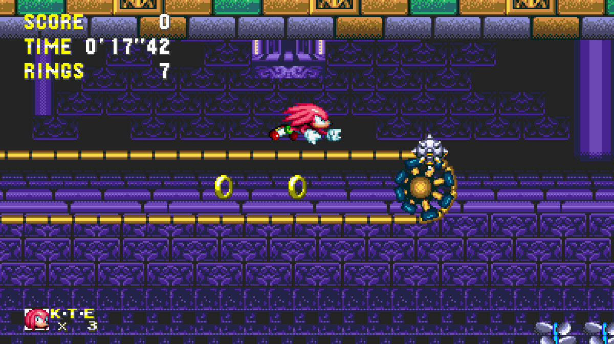 Mania Knuckles For Sonic 3 A.i.r.