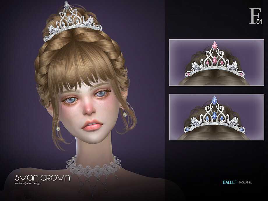 S Club Swan Tiara