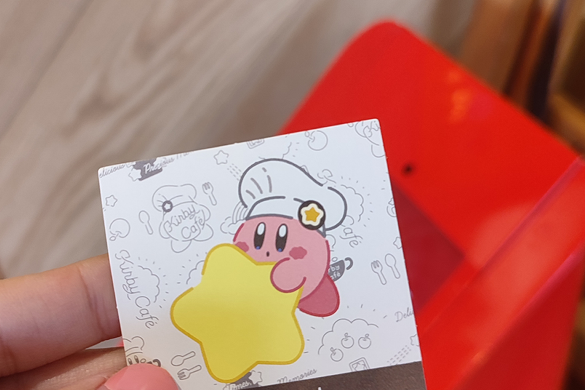 Эксклюзивная наклейка Kirby Cafe