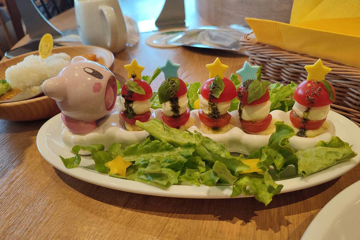 Kirby Cafe Food Caprese Salad