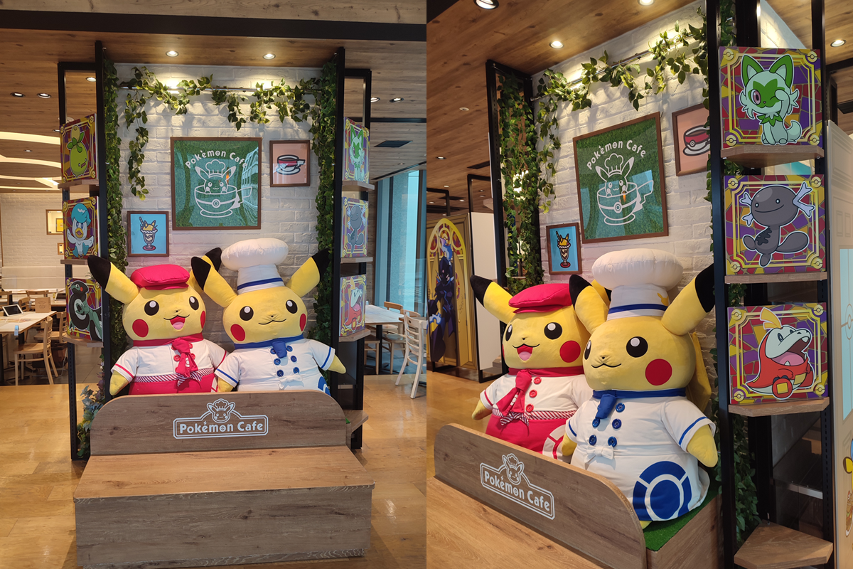 Pokemon Cafe Pikachu Bench